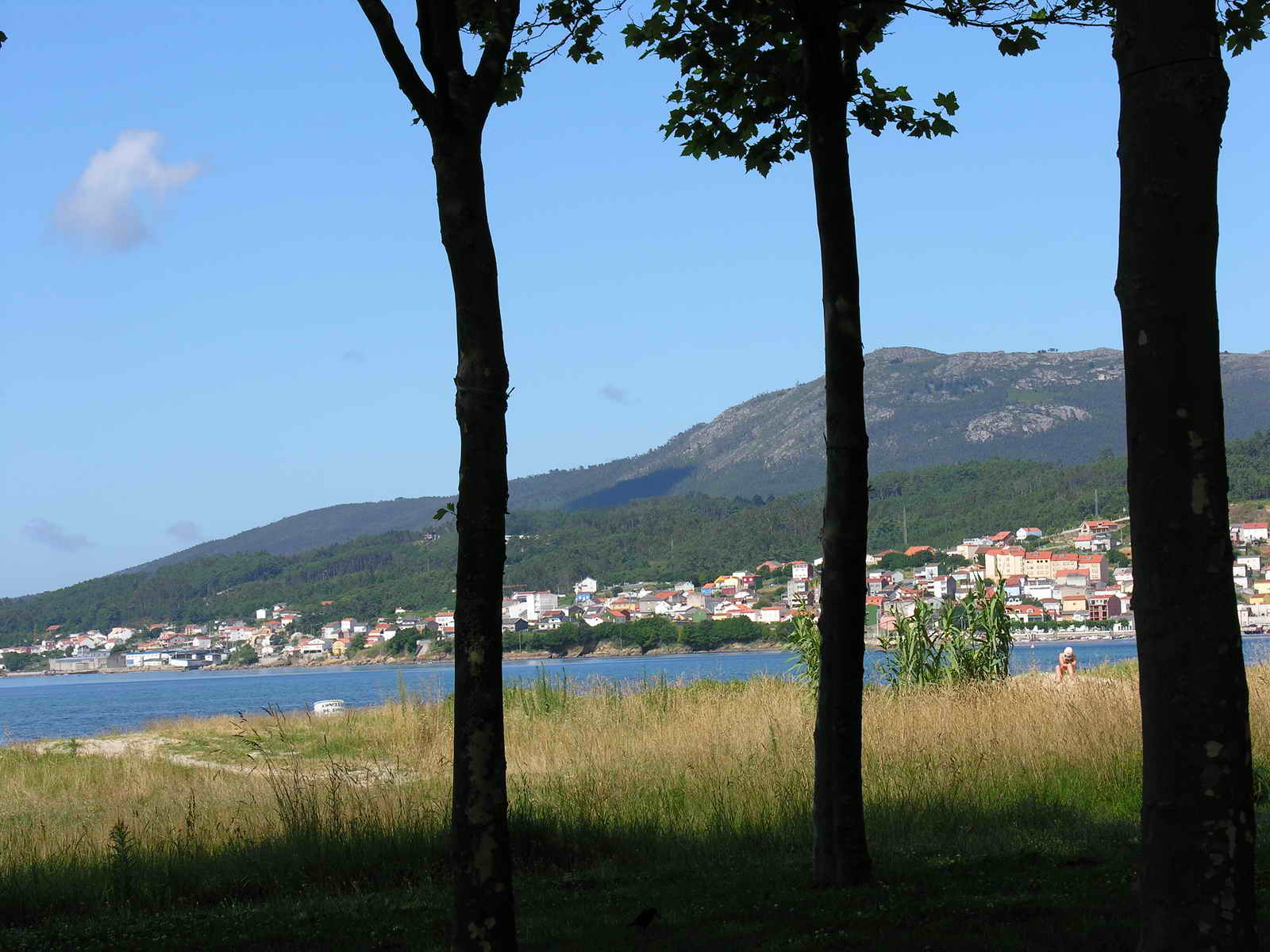 Praia de Barraña en Boiro, dos kilómetros de arena fina abiertos a la Ría de Arousa