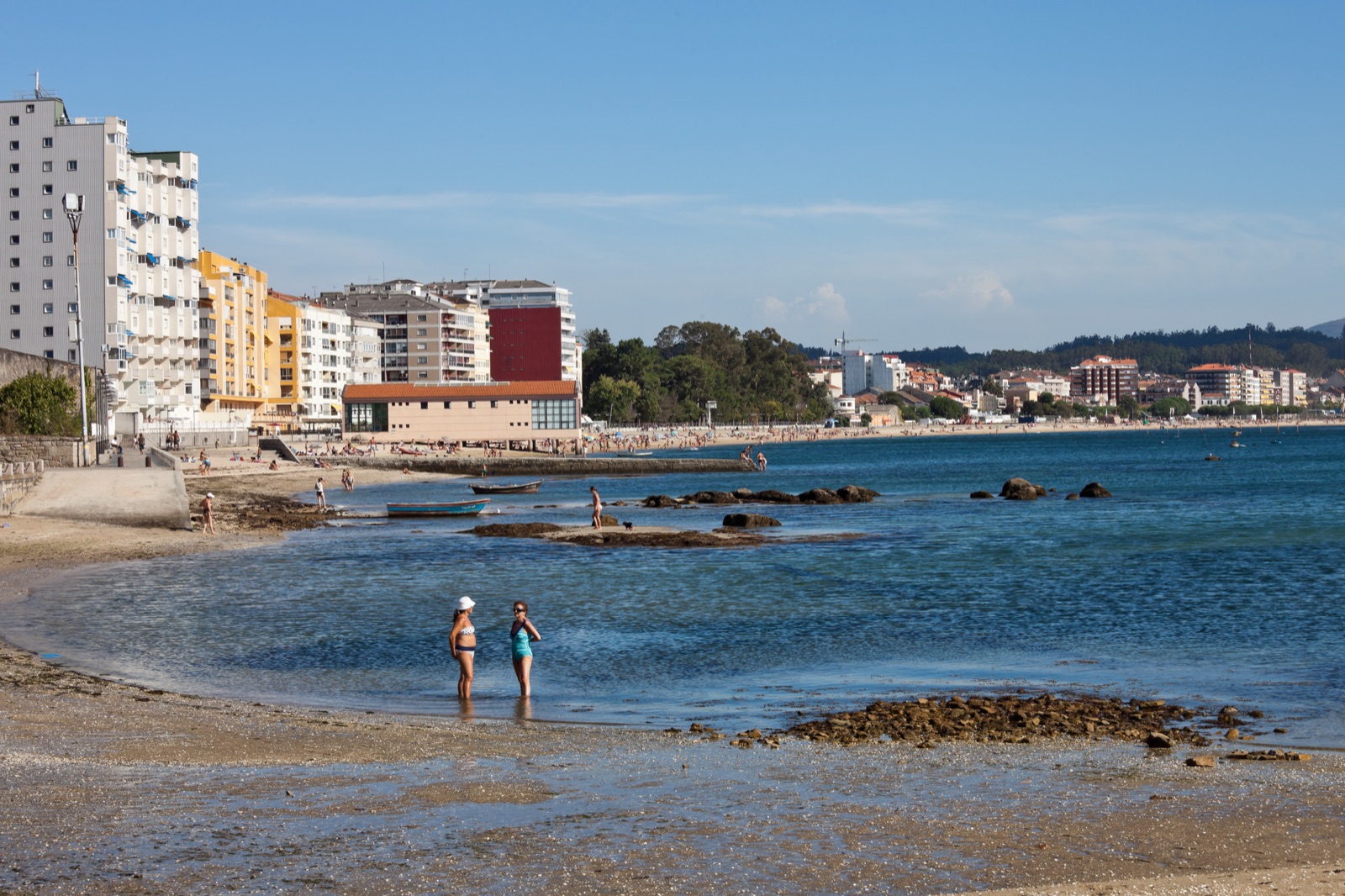 Praia Compostela, la grande plage urbaine de Vilagarcía de Arousa